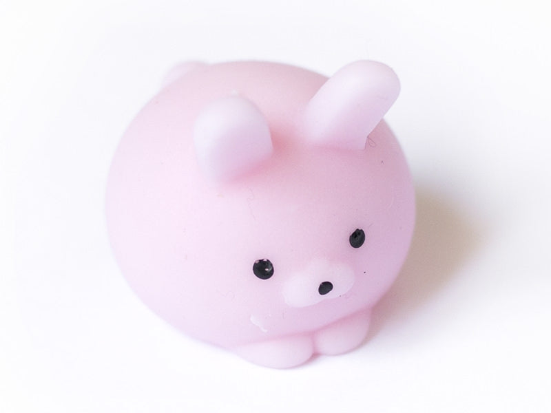 Achat Mini squishy lapin rose mignon - anti-stress