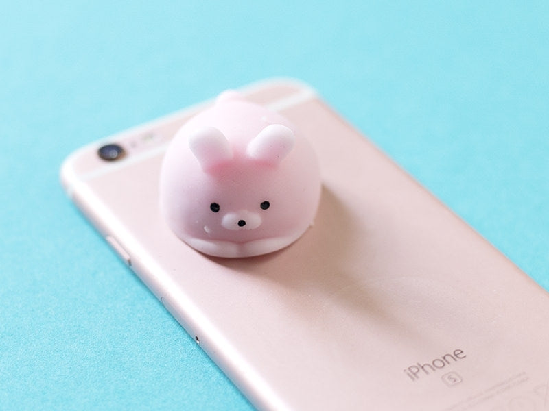 achat Mini squishy lapin rose mignon - anti-stress