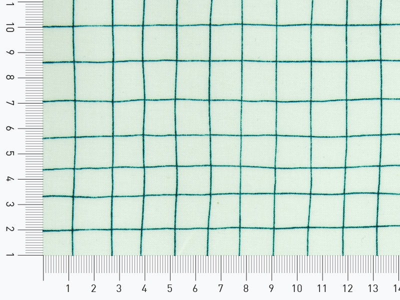 achat Toile enduite carreaux verts