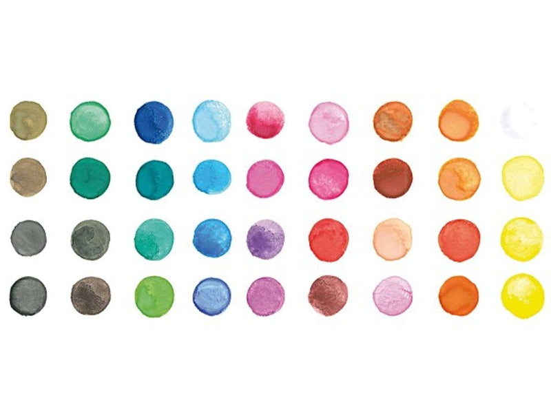 Achat Boîte d'aquarelle / peinture à l'eau - 12 couleurs fluo