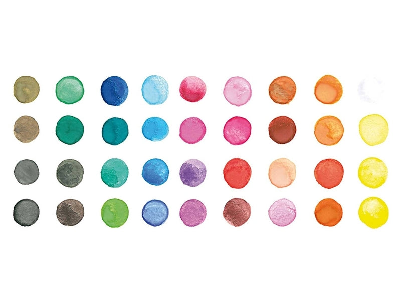 Achat Boîte peinture à l'eau / aquarelle  - 36 couleurs basiques