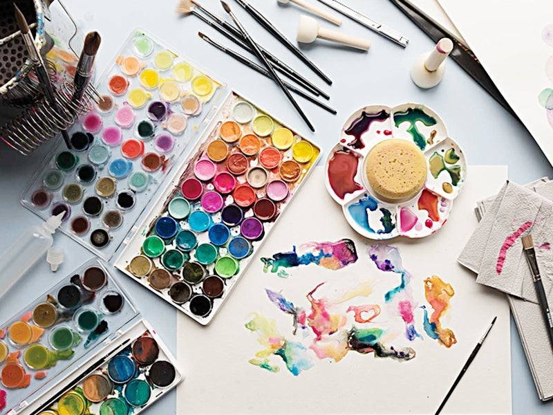 achat Boîte peinture à l'eau / aquarelle  - 36 couleurs basiques