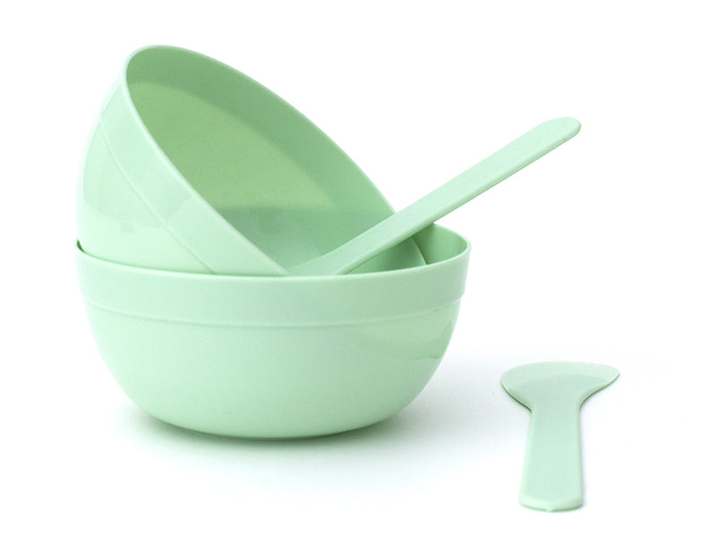 Achat Accessoires de fabrication de slimes - 2 petits bols et 2 spatules - mint
