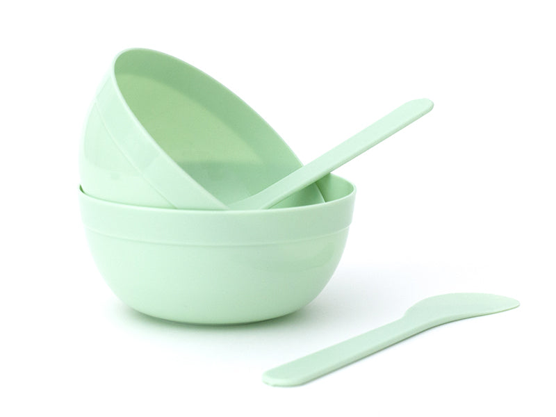Achat Accessoires de fabrication de slimes - 2 petits bols et 2 spatules - mint