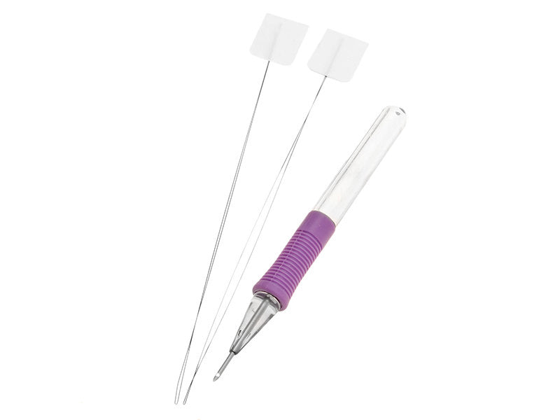achat Punch needle / aiguille magique pour broderie facile - violet