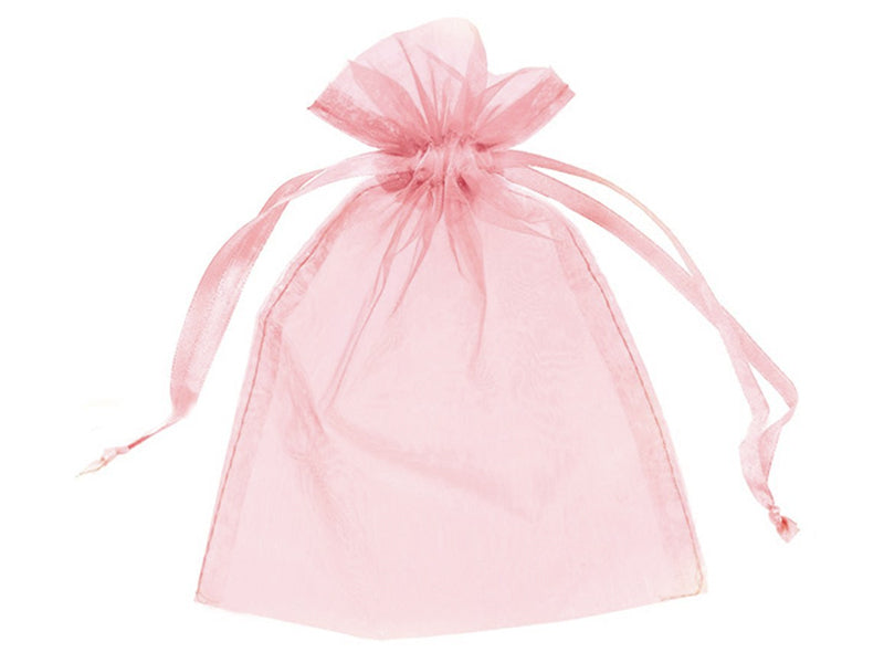 Achat 100 pochettes colorées en organza
