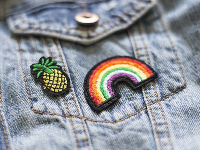 Achat Écusson thermocollant - Arc-en-ciel