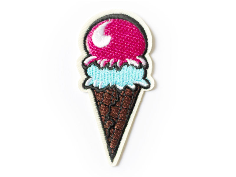 achat Écusson thermocollant - Cornet de glace