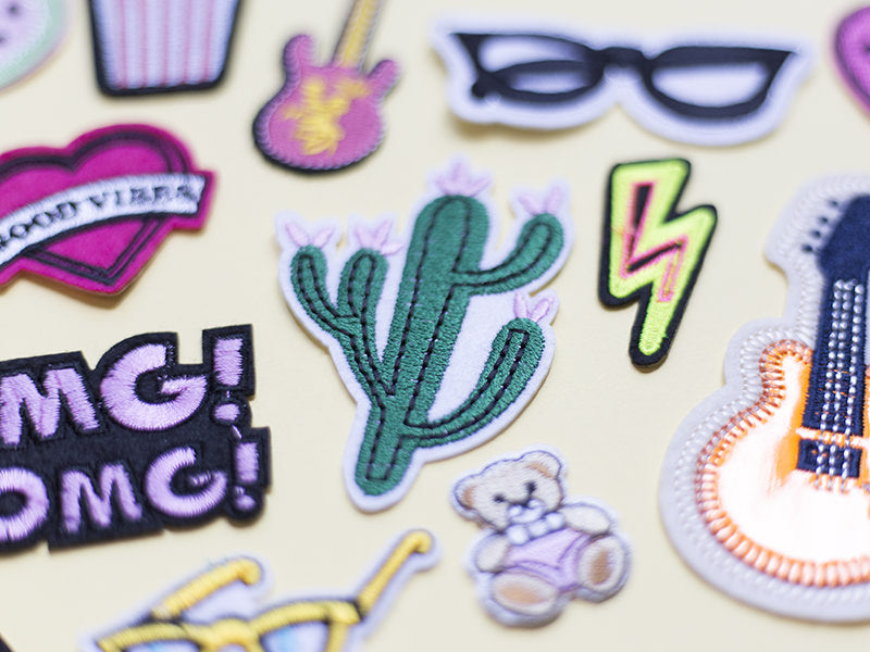 achat Écusson thermocollant - Cactus à fleurs