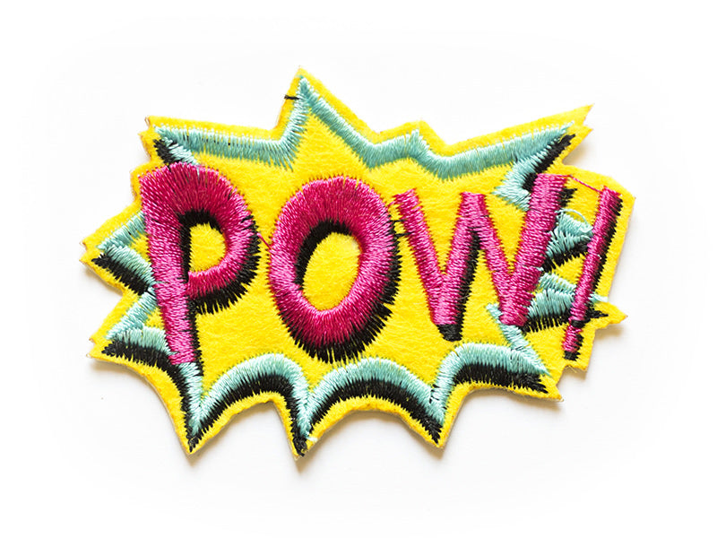 Achat Écusson thermocollant - "POW !" onomatopée