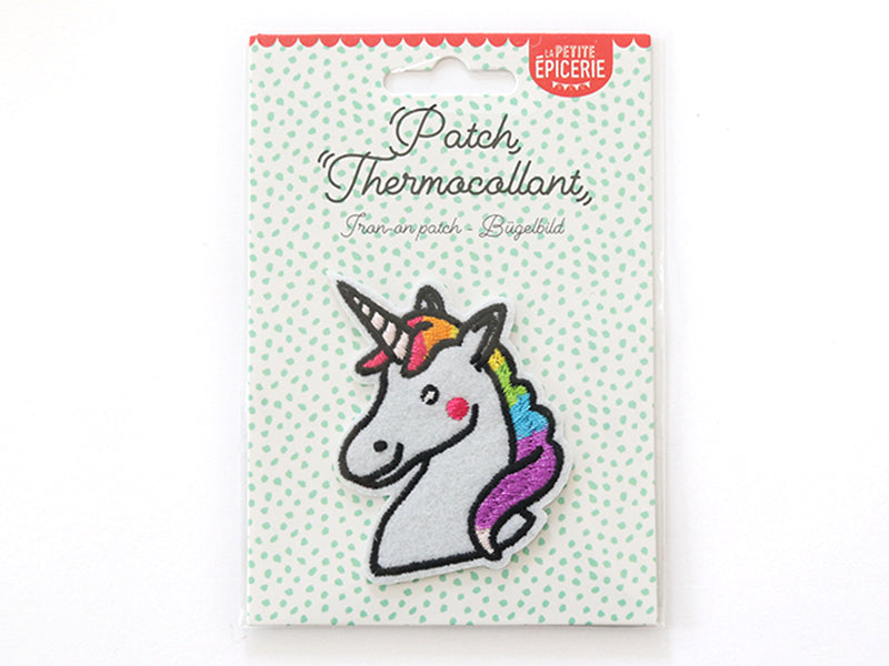 Achat Écusson thermocollant - Tête de licorne