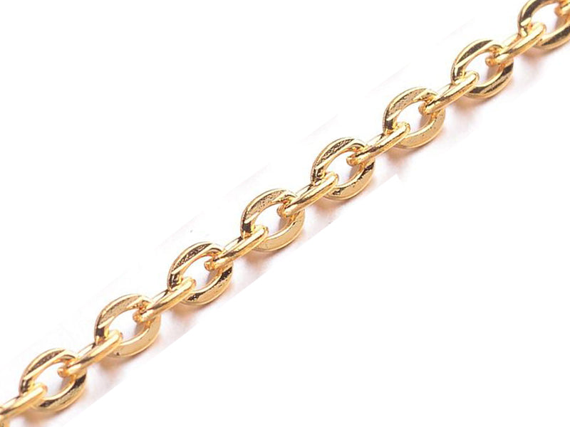 Achat Chaine forçat dorée 3 mm x 20 cm