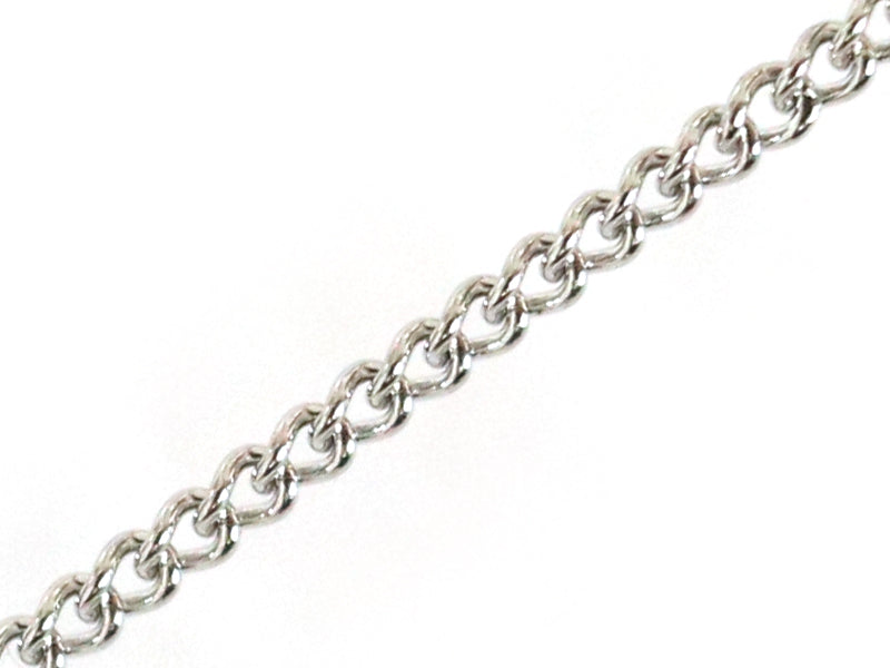 Achat Chaine gourmette 1,1 mm en acier inoxydable - argenté foncé x 20 cm