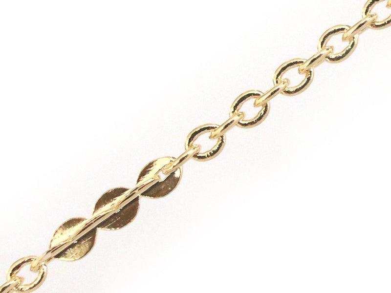 Achat Chaine forçat 1 mm fantaisie dorée à l'or fin 24K x 20 cm