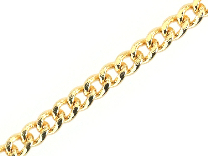 Achat Chaine gourmette 2,5 mm dorée à l'or fin 24K x 20 cm
