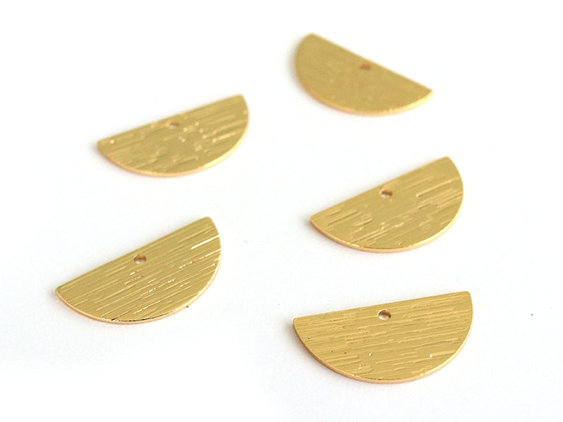 achat Pendentif demi-lune - doré à l'or fin 16K