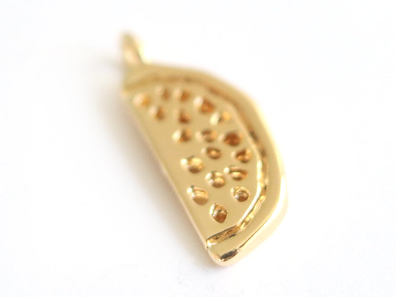 achat Pendentif pastèque  - doré à l'or fin