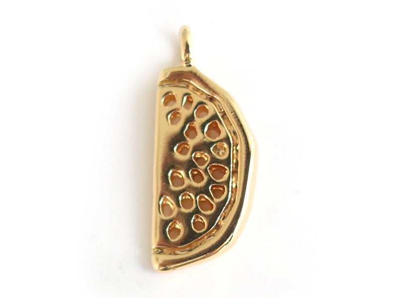 achat Pendentif pastèque  - doré à l'or fin