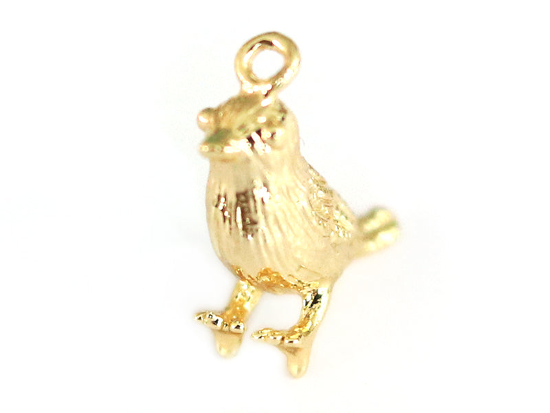 Achat Pendentif oiseau  - doré à l'or fin