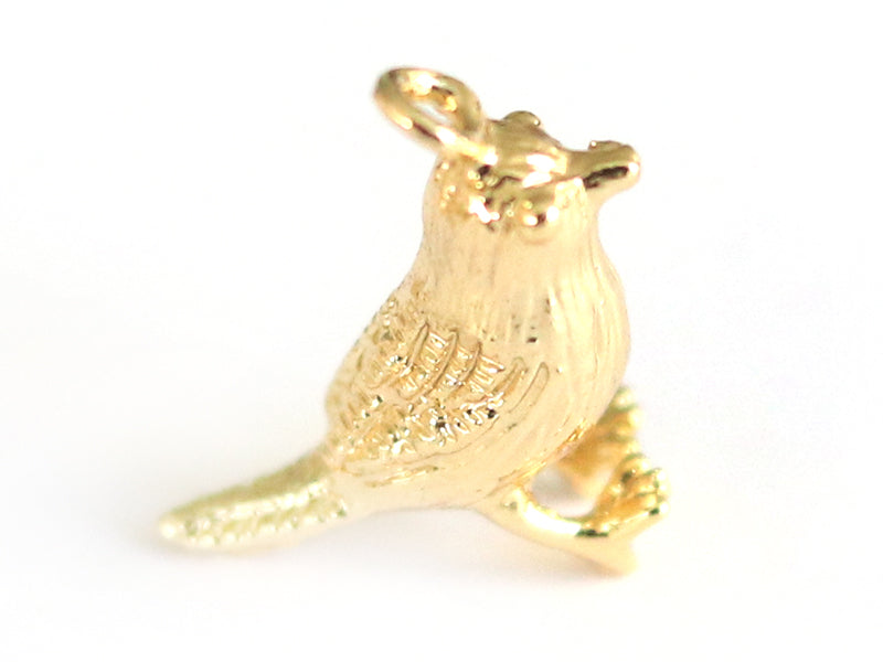 achat Pendentif oiseau  - doré à l'or fin