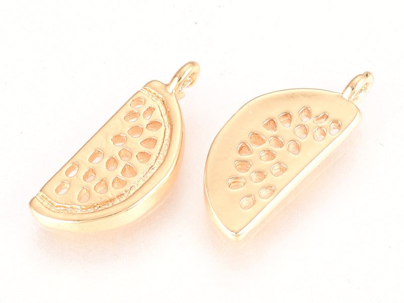 achat Pendentif pastèque  - doré à l'or fin