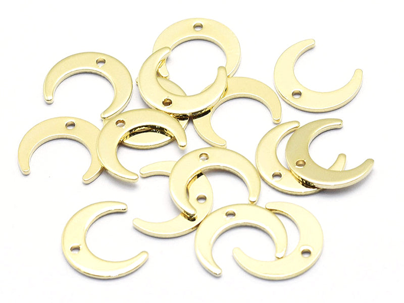 achat Pendentif lune - doré à l'or fin