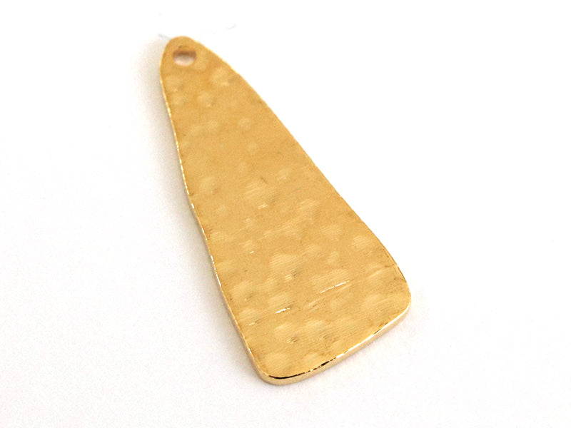 achat Pendentif martelé triangulaire - doré à l'or fin 18K