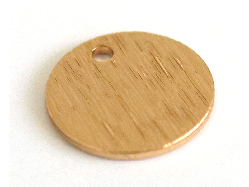 Achat Pendentif sequin 9mm - doré à l'or fin 18K