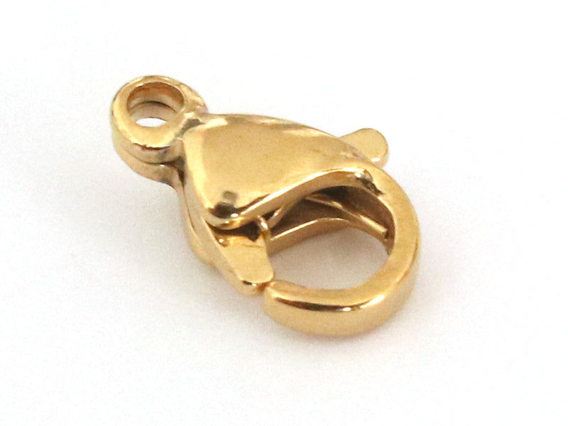Achat Fermoir mousqueton 9 mm - Doré à l'or fin