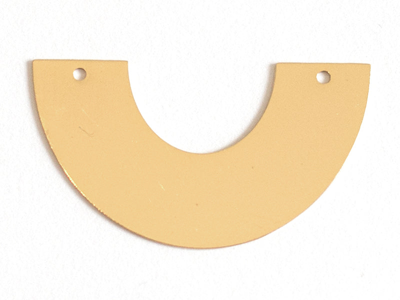 achat Pendentif demi-cercle - doré à l'or fin 24K