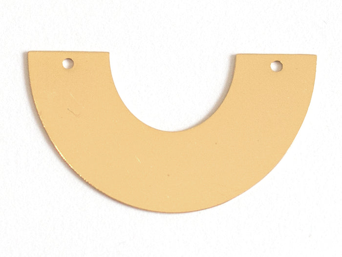 Achat Pendentif demi-cercle - doré à l'or fin 24K