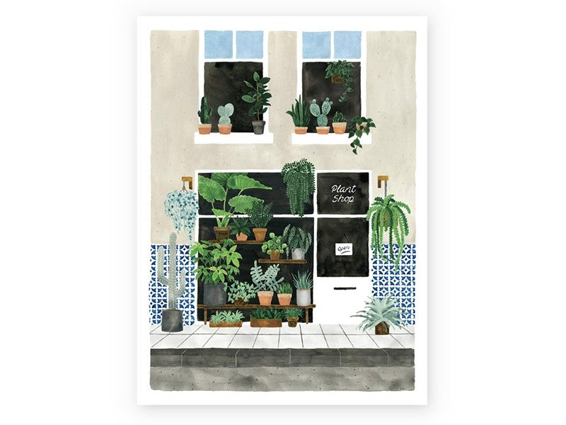 Achat Affiche aquarelle - Plant nursery - 18 x 24 cm - ATWS