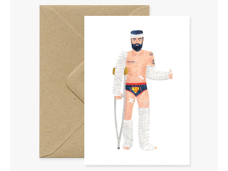 Achat Carte aquarelle - Super Hero - ATWS