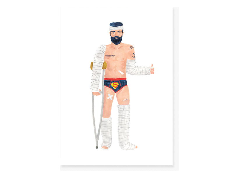 Achat Carte aquarelle - Super Hero - ATWS