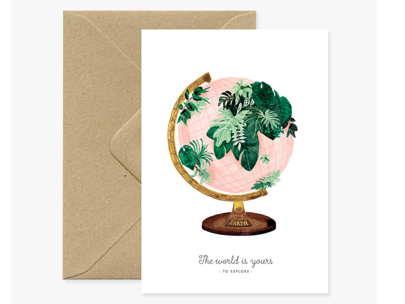 Achat Carte aquarelle - The world - ATWS