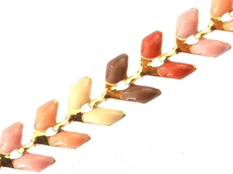 Achat Chaîne épi émaillée - couleurs automnales