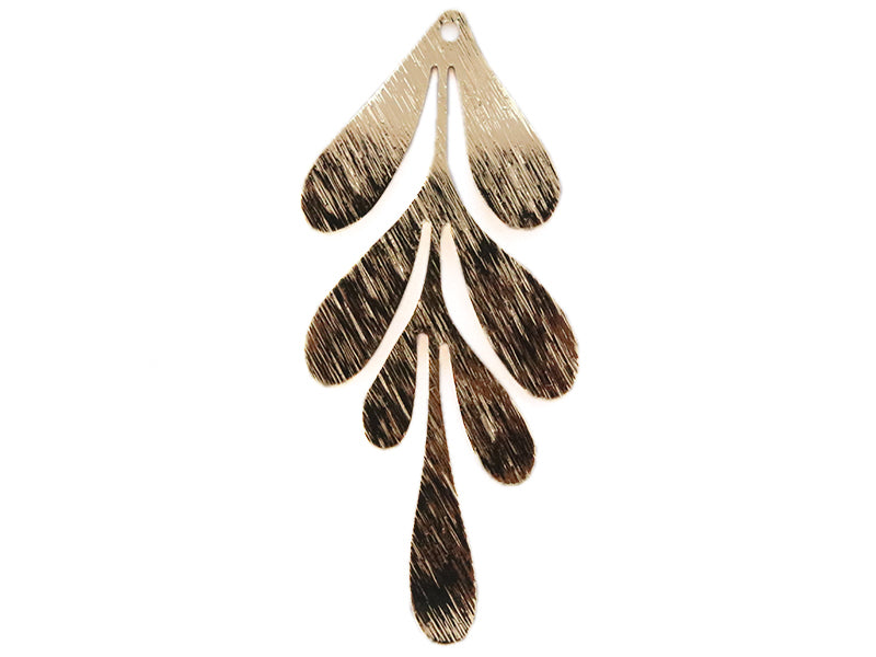 Achat Pendentif végétal - doré à l'or fin