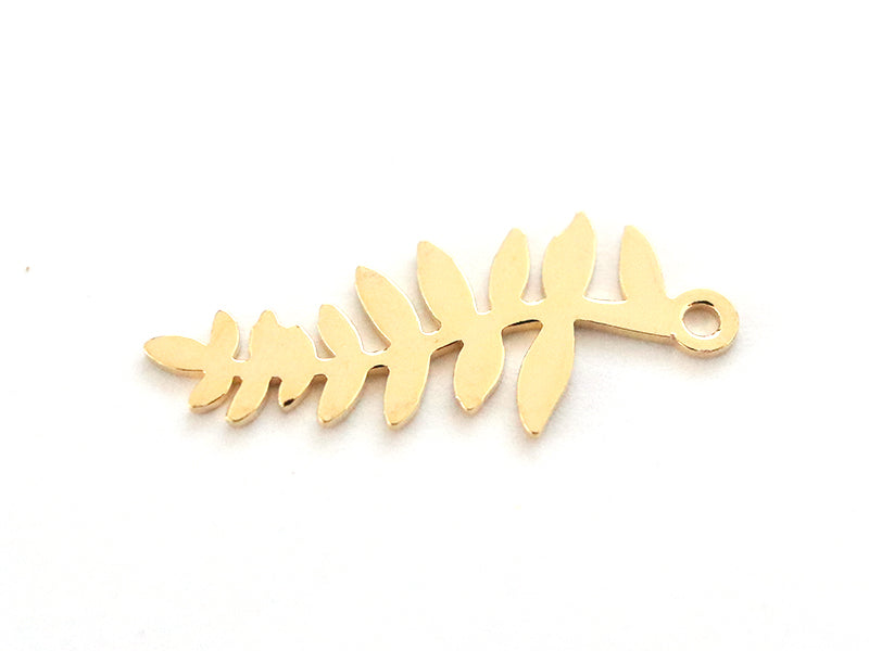 Achat Pendentif feuille - doré à l'or fin