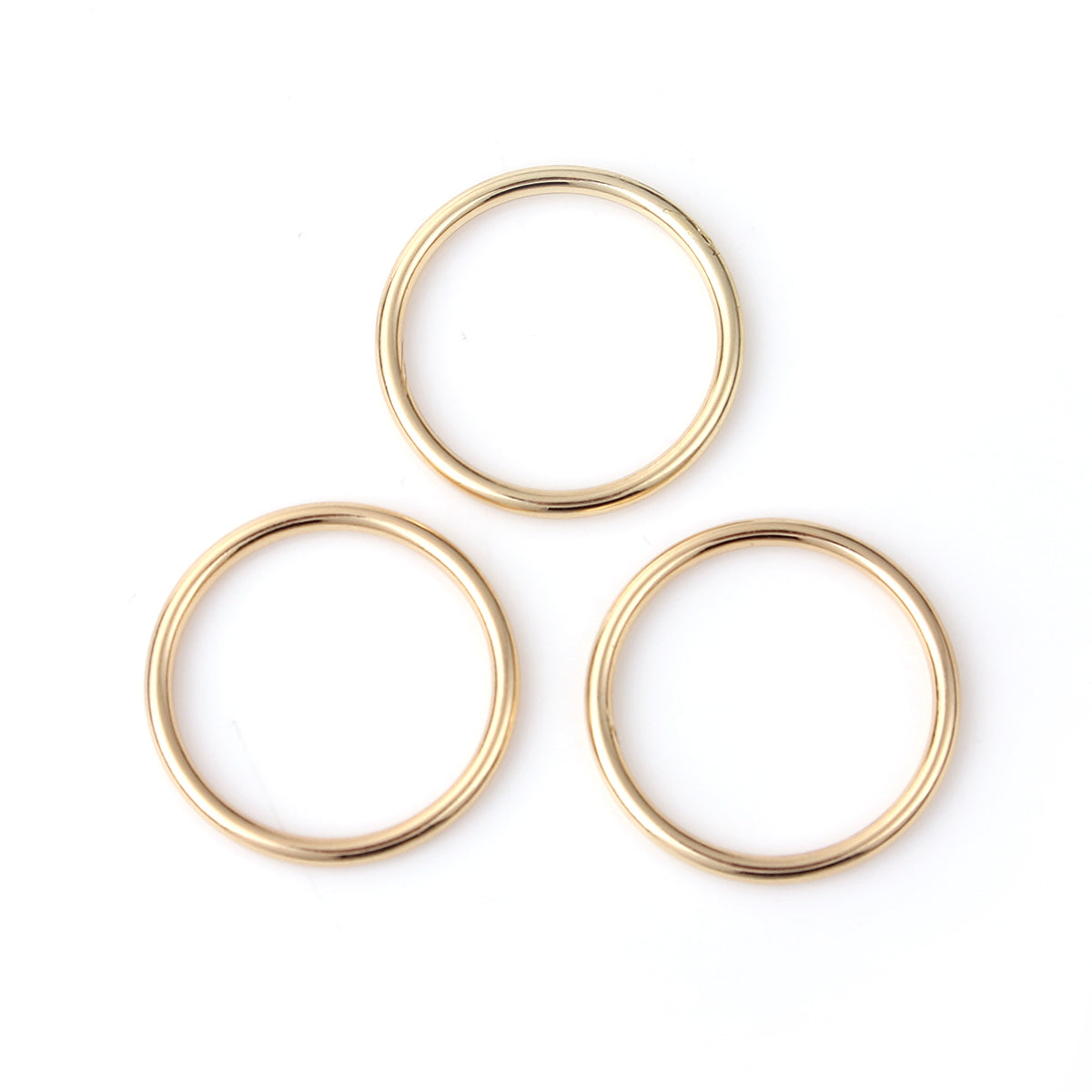 achat Anneau de jonction fermé doré - 22mm
