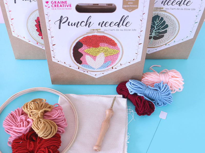 achat Kit punch needle - Végétal