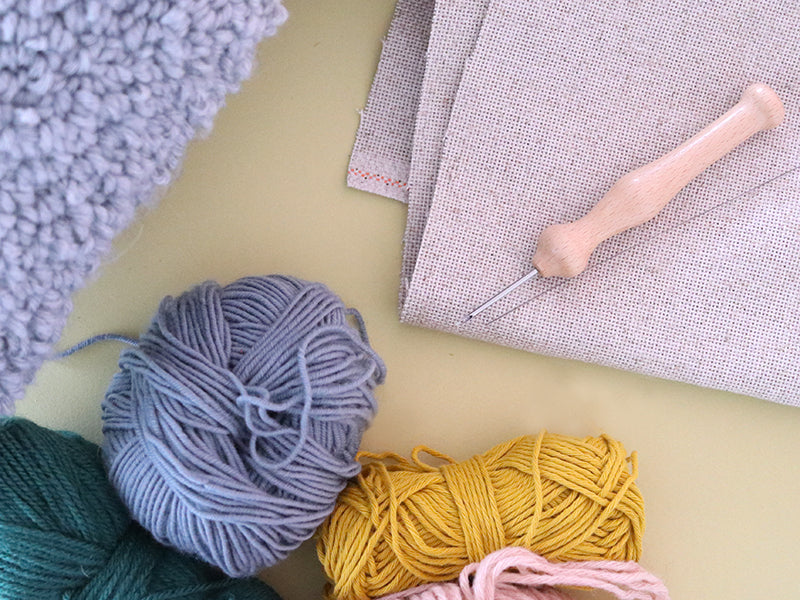 achat Punch needle / aiguille magique pour laine  - manche en bois - 2,2 mm