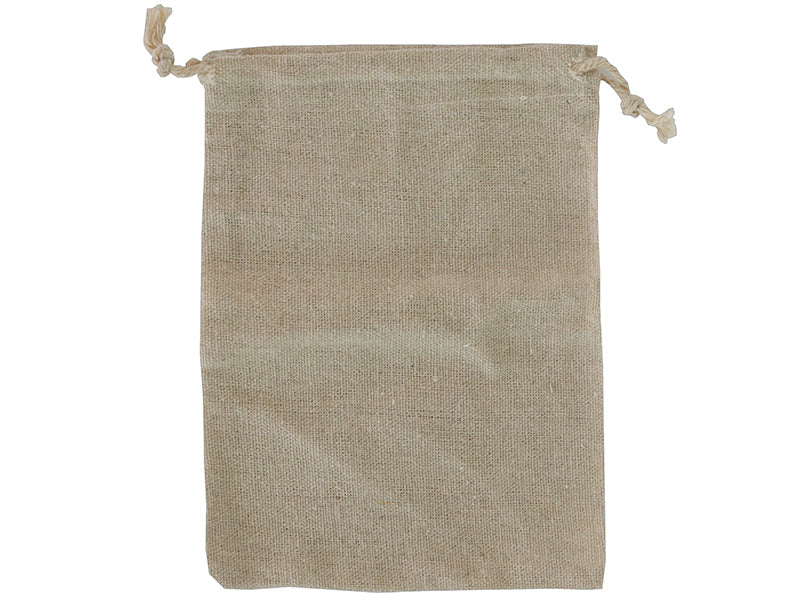 Achat Pochon en coton beige - 13 x 17,5 cm