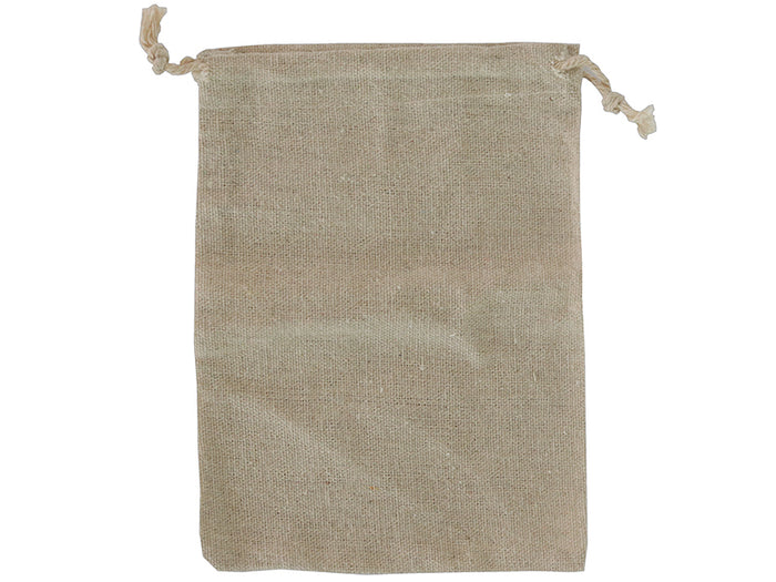 Achat Pochon en coton beige - 13 x 17,5 cm