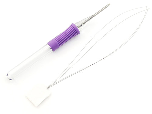 Achat Punch needle / aiguille magique pour broderie facile - violet