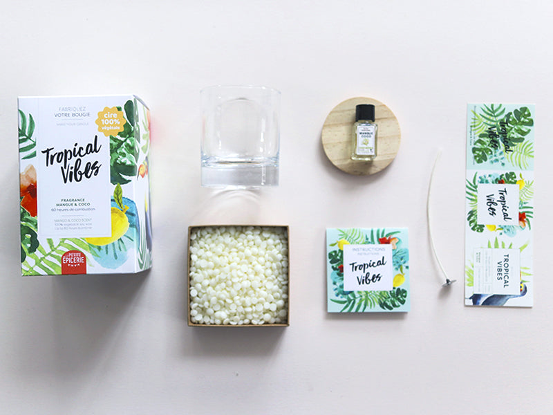 achat Kit bougie DIY - Tropical Vibes