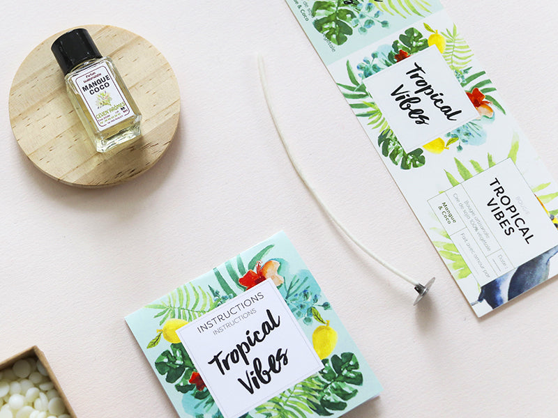 achat Kit bougie DIY - Tropical Vibes