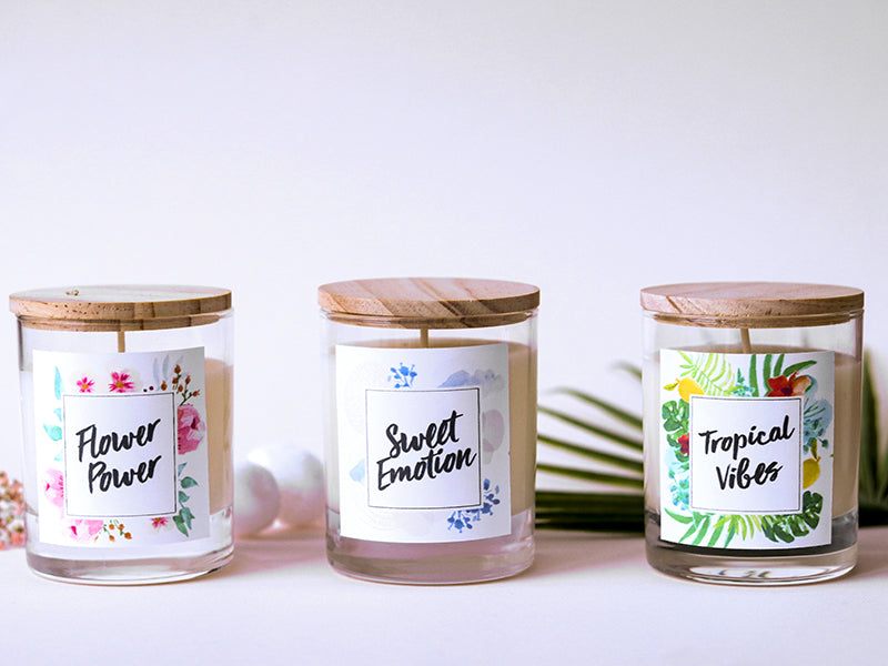 achat Kit bougie DIY - Flower Power