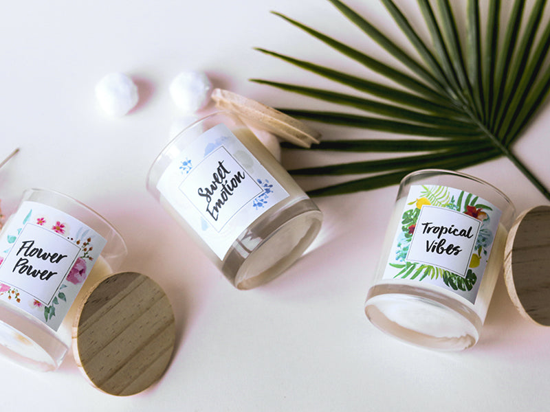 achat Kit bougie DIY - Flower Power