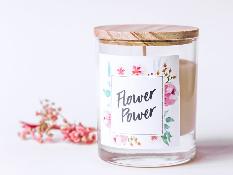 achat Kit bougie DIY - Flower Power
