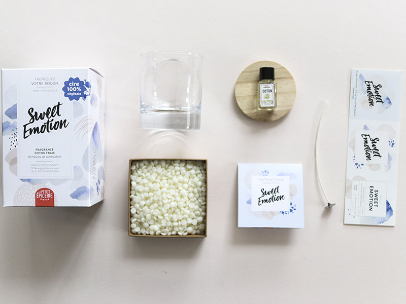 achat Kit bougie DIY - Sweet Emotion